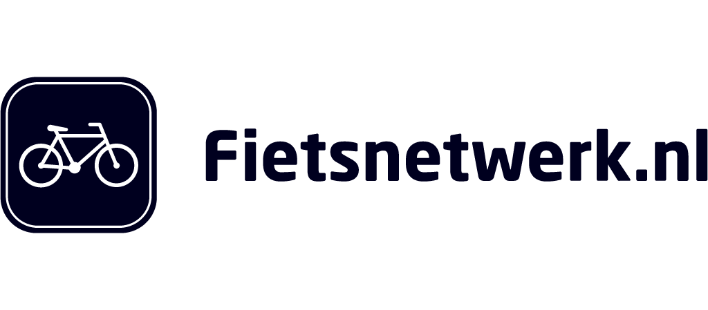 Fietsnetwerk logo zwart wit