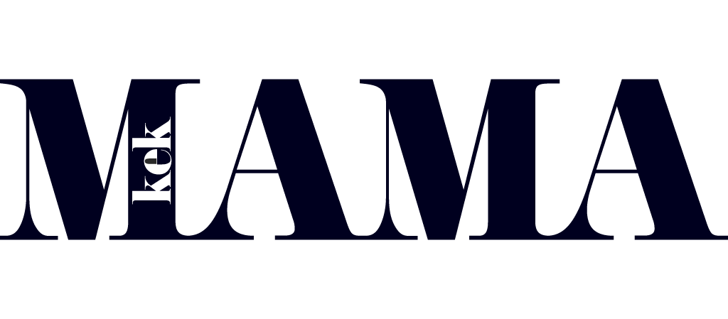 Kek mama logo zwart wit