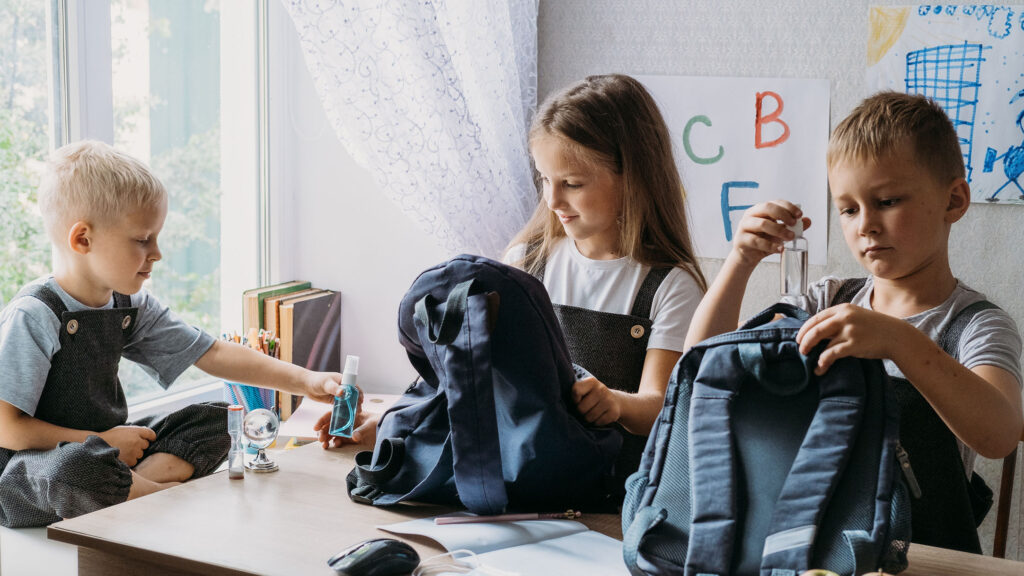 Back to school, voor kinderen die na de vakantie weer naar school gaan